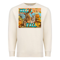 Sandshell Hello Fall Rabbit Premium Sweatshirt - LillyAllenDesigns