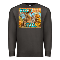 Smoke Hello Fall Rabbit Premium Sweatshirt - LillyAllenDesigns