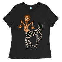 Black zebra in america doodle Ladies Tee - tuanDangUi