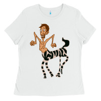 White zebra in america doodle Ladies Tee - tuanDangUi