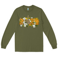 Army Green 2024 skeleton middle finger new year Long Sleeve Tee - CowGirlArtShop