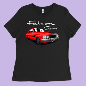 Falcon Sprint Ladies Tee Designed By Tuandangui