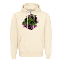 Sandshell halloween patch Zipper Hoodie - BundleAndBundleShop