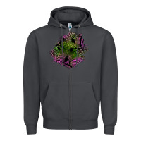 Smoke halloween patch Zipper Hoodie - BundleAndBundleShop