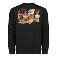 Black Teacher Coffee Cups Heavyweight Sweatshirt - FaDigitalArtStudio
