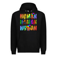 Black Human Pride Lgbt Premium Hoodie - BundleAndBundleShop