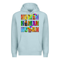 Blue Mist Human Pride Lgbt Premium Hoodie - BundleAndBundleShop