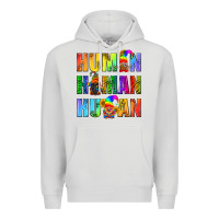 Dove Grey Human Pride Lgbt Premium Hoodie - BundleAndBundleShop