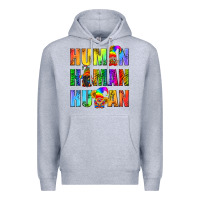 Heather Grey Human Pride Lgbt Premium Hoodie - BundleAndBundleShop