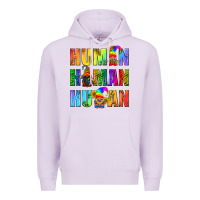 Lilac Human Pride Lgbt Premium Hoodie - BundleAndBundleShop