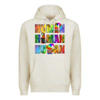 Oatmeal Heather Human Pride Lgbt Premium Hoodie - BundleAndBundleShop
