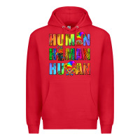 Red Human Pride Lgbt Premium Hoodie - BundleAndBundleShop