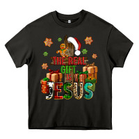 Asphalt The real gift is Jesus Heavy Core Tee - NancyCooperArtShop