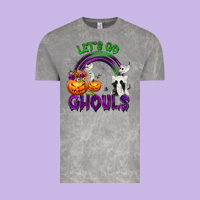 Let's Go Ghouls Vintage Tee Designed By Texasbilliewilder