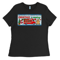 Black christmas is coming license plate Ladies Tee - BundleAndBundleShop