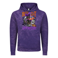 Cloud Purple Black cat apothecary Vintage Hoodie - NancyCooperArtShop