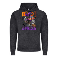 Vintage Black Black cat apothecary Vintage Hoodie - NancyCooperArtShop