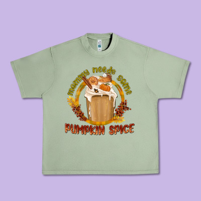 Mommy Needs Some Pumpkin Spice Urban Heavy Tee Designed By Texasbilliewilder