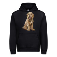 Black goldendoodle Urban Hoodie - BarkalooDesign