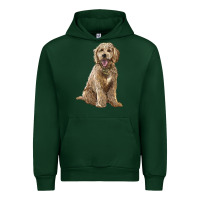 Forest Green goldendoodle Urban Hoodie - BarkalooDesign