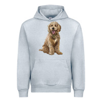 Heather Grey goldendoodle Urban Hoodie - BarkalooDesign