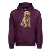Mauve Wine goldendoodle Urban Hoodie - BarkalooDesign
