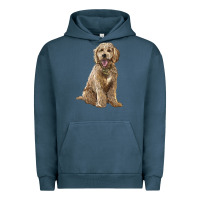 Pigment Midnight Navy goldendoodle Urban Hoodie - BarkalooDesign