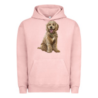 Pigment Salmon goldendoodle Urban Hoodie - BarkalooDesign