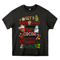 Asphalt let's bake stuff drink hot cocoa and watch christm Heavy Core Tee - MaliasSmallBusiness