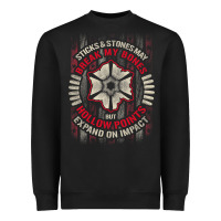 Black gun control hollow points Heavyweight Sweatshirt - tuanDangUi
