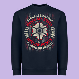 Gun Control Hollow Points Heavyweight Sweatshirt Designed By Tuandangui