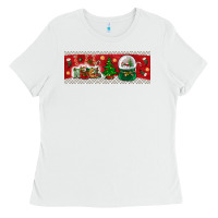 White noel Ladies Tee - BundleAndBundleShop