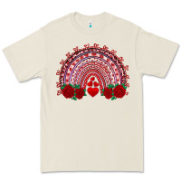 Bone valentines day rainbow with roses Premium Tee - RanaPortraitStore