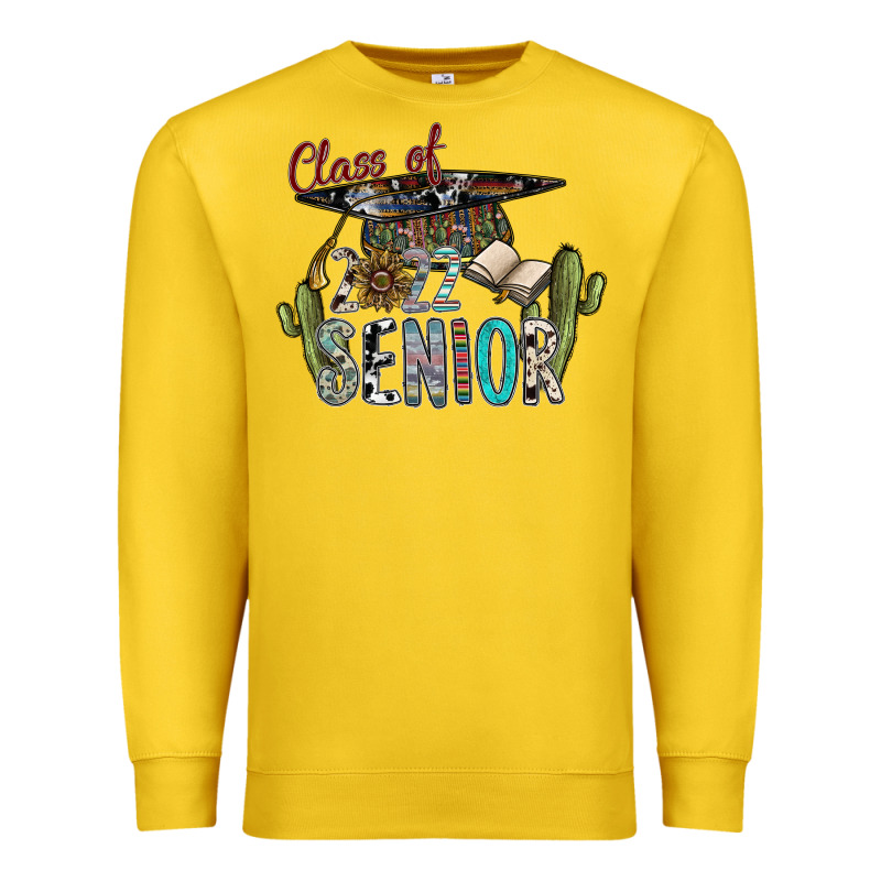Class Of 2022 Senior Premium Sweatshirt by SublimationCraftShop | Teevron
