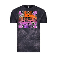 Cloud Black Spooky Vibes Vintage Tee - texasbilliewilder