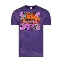 Cloud Purple Spooky Vibes Vintage Tee - texasbilliewilder