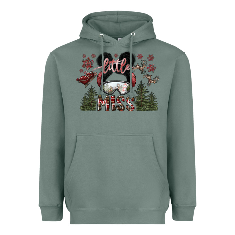 Little Miss Heavyweight Hoodie by SublimationCraftShop | Teevron