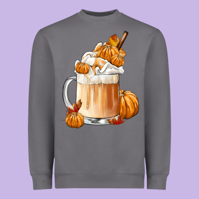 Fall Coffee Heavyweight Sweatshirt Designed By Fadigitalartstudio