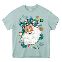 Arona Western Santa Christmas Heavy Core Tee - NancyCooperArtShop