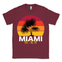 Burgundy Miami Beach Classic Tee - Bettercallsaul