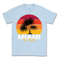 Dusty Blue Miami Beach Classic Tee - Bettercallsaul