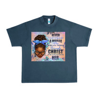 Midnight Navy Never Underestimate a Woman Who Does Urban Heavy Tee - texasbilliewilder