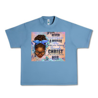 Pebble Blue Never Underestimate a Woman Who Does Urban Heavy Tee - texasbilliewilder