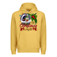 Antique Gold oh christmas night snow globe Premium Hoodie - BundleAndBundleShop