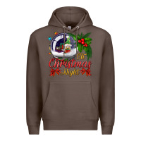 Coffee oh christmas night snow globe Premium Hoodie - BundleAndBundleShop