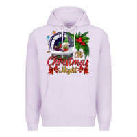 Lilac oh christmas night snow globe Premium Hoodie - BundleAndBundleShop