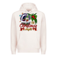 Pale Pink oh christmas night snow globe Premium Hoodie - BundleAndBundleShop