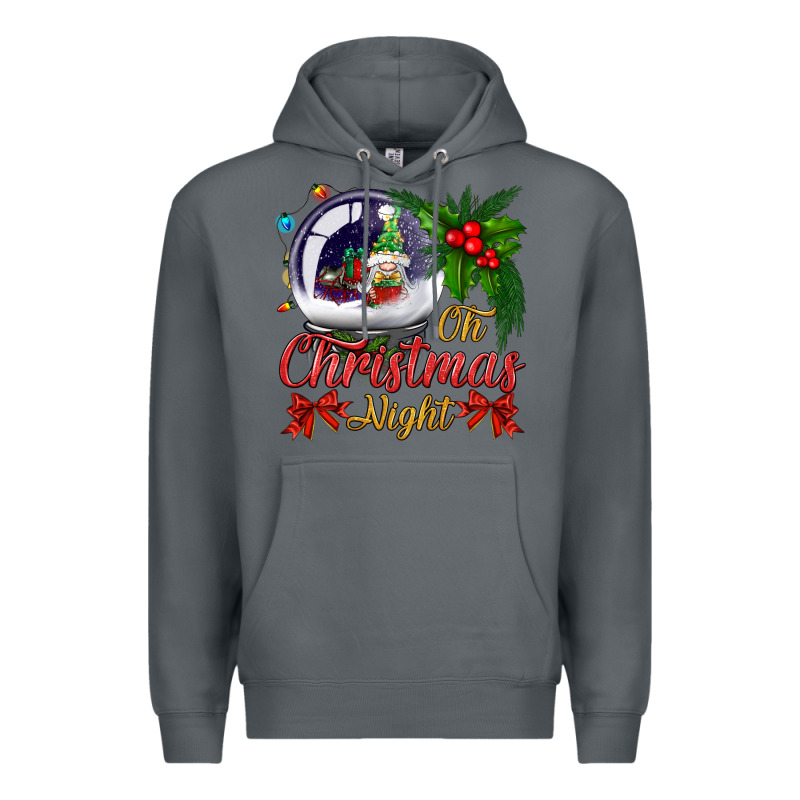 Oh Christmas Night Snow Globe Premium Hoodie by BundleAndBundleShop | Teevron
