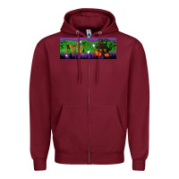 Burgundy halloween mini 11 oz mug Zipper Hoodie - BundleAndBundleShop