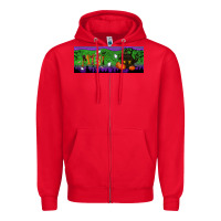 Red halloween mini 11 oz mug Zipper Hoodie - BundleAndBundleShop